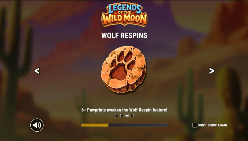 Legends of the Wild Moon - aðalskjár með hjólum